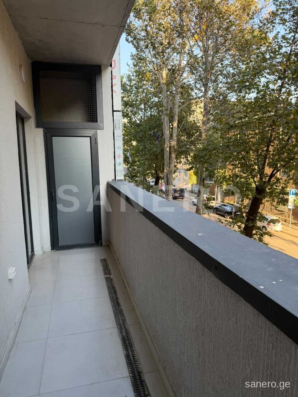 Balcony with street view