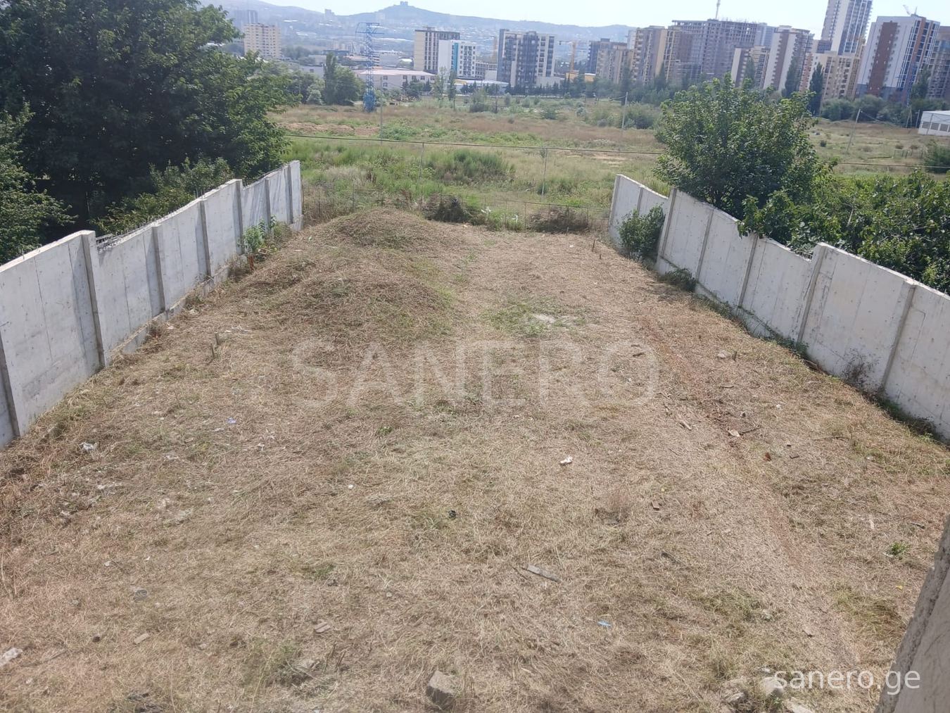 View across the land plot