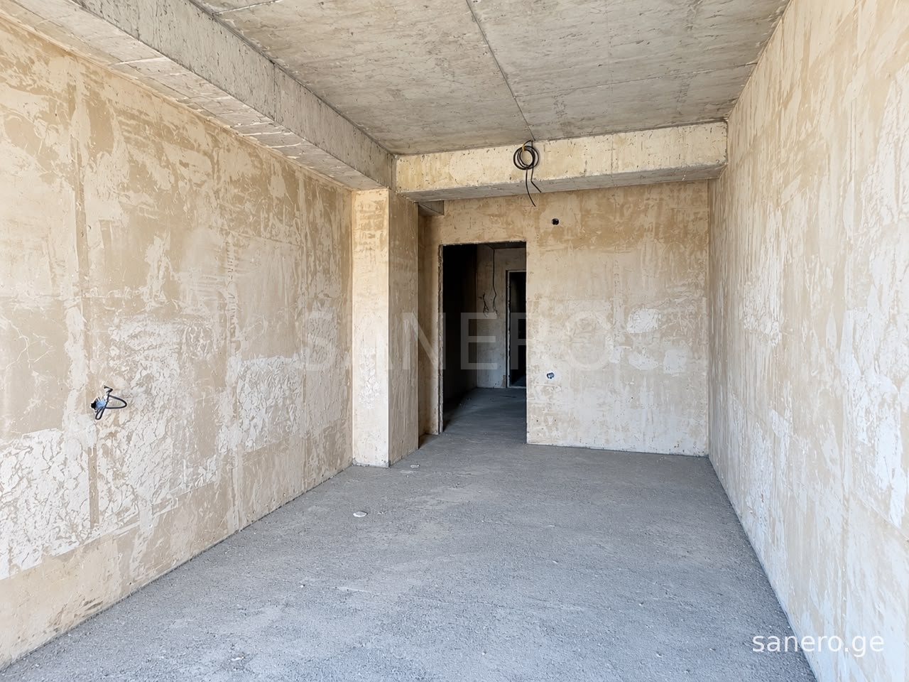 Bedroom, view towards the entrance