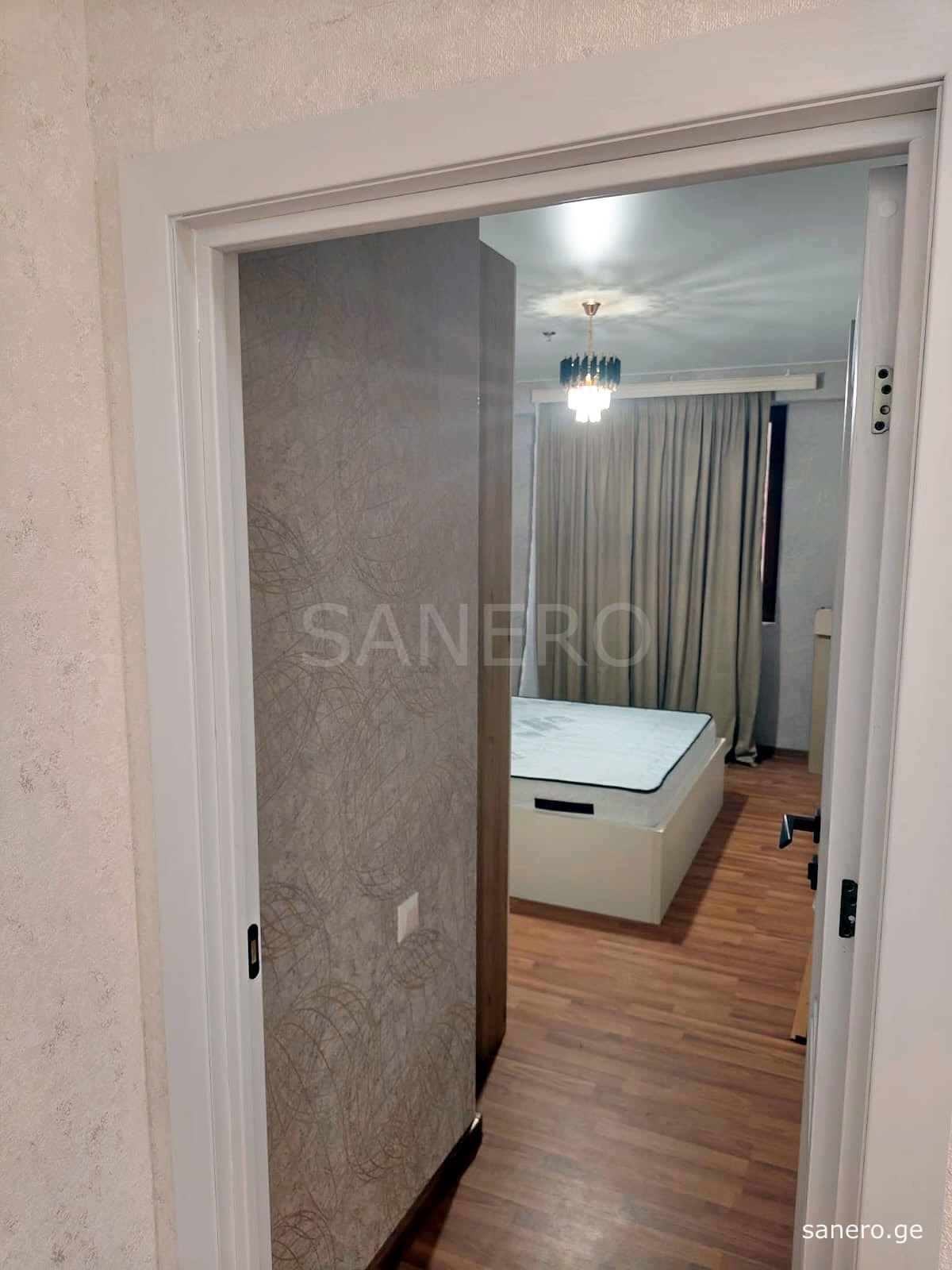 Bedroom seen from the doorway