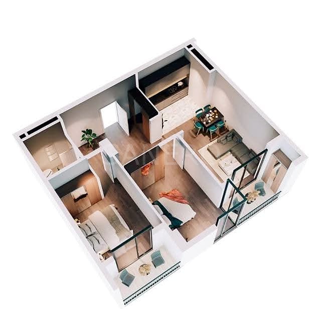 Floor plan (developer visualisation)